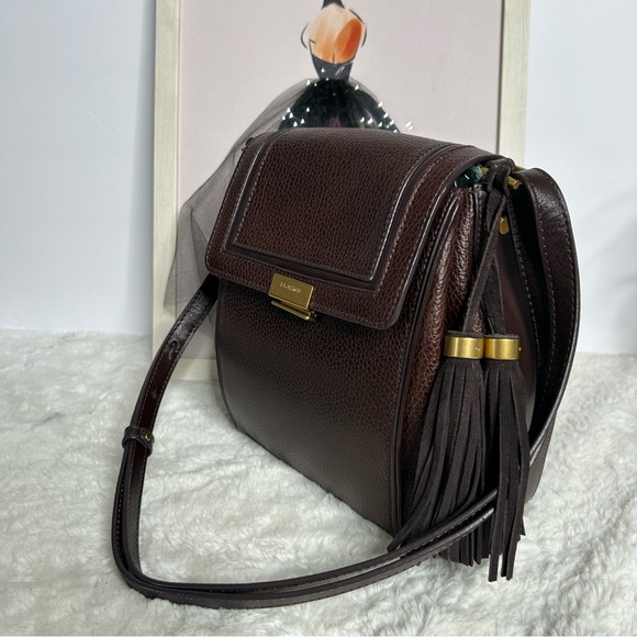 Brahmin Margo Tassel Flap Crossbody Cordoba Chocolate Brown - Picture 5 of 12
